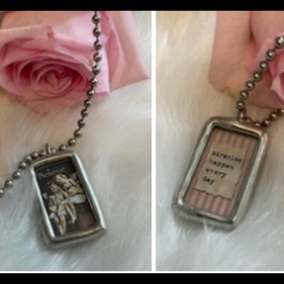 Miracle Angels Hand Made Sterling Silver Pendant Necklace - Picture 6 of 6